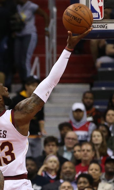 LeBron scores 57, Cavaliers top Wizards 130-122, end skid
